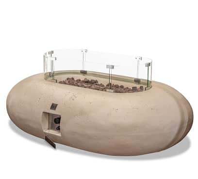 מדורת גן אובאלית דגם לונה