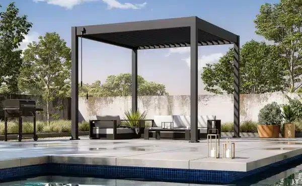 פרגולה אלומיניום דגם נאו 3X3 גג נפתח