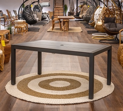 שולחן אלומיניום דגם קרבנה 160