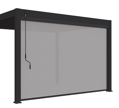 וילון גלילה לפרגולת אלומיניום – לפי מידה וצבע