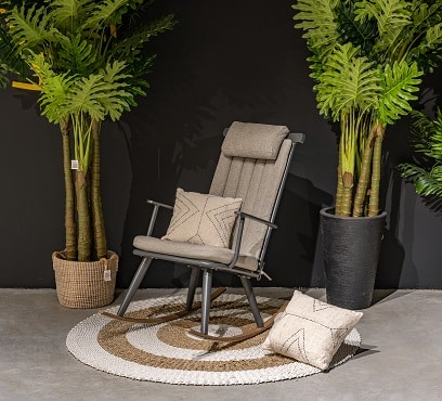 כיסא נדנדה אלומיניום