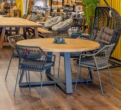 שולחן מרסיי בשילוב 4 לופ