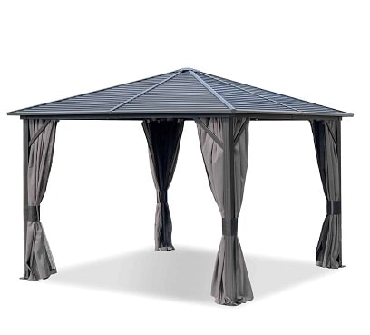 גזיבו אלומיניום דגם קנזס 3.65X3.65 מטר