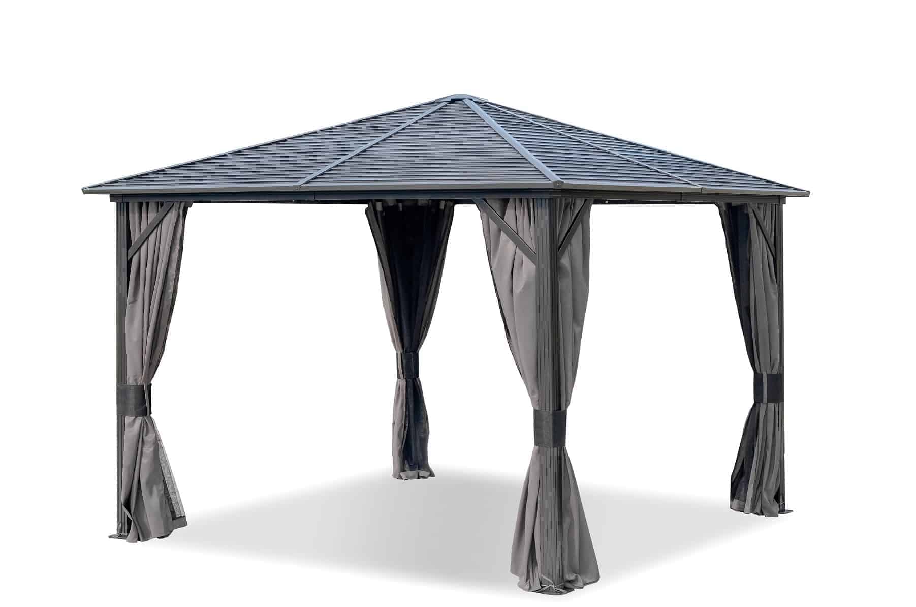 גזיבו אלומיניום דגם קנזס 3.65X3.65 מטר