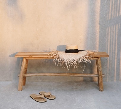 ספסל טיק דגם פייק – PYKE במגוון מידות