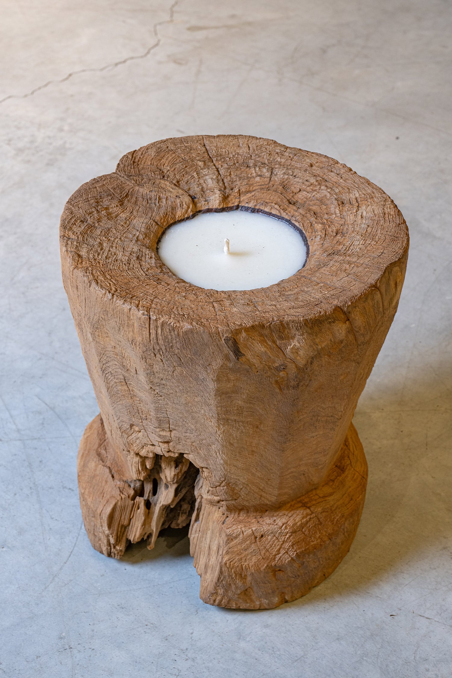 wooden candles