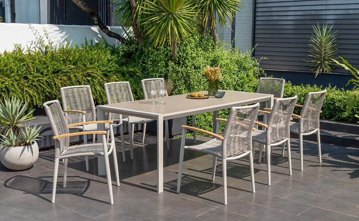 שולחן אורבן 207 בשילוב 6 טופז חבלים