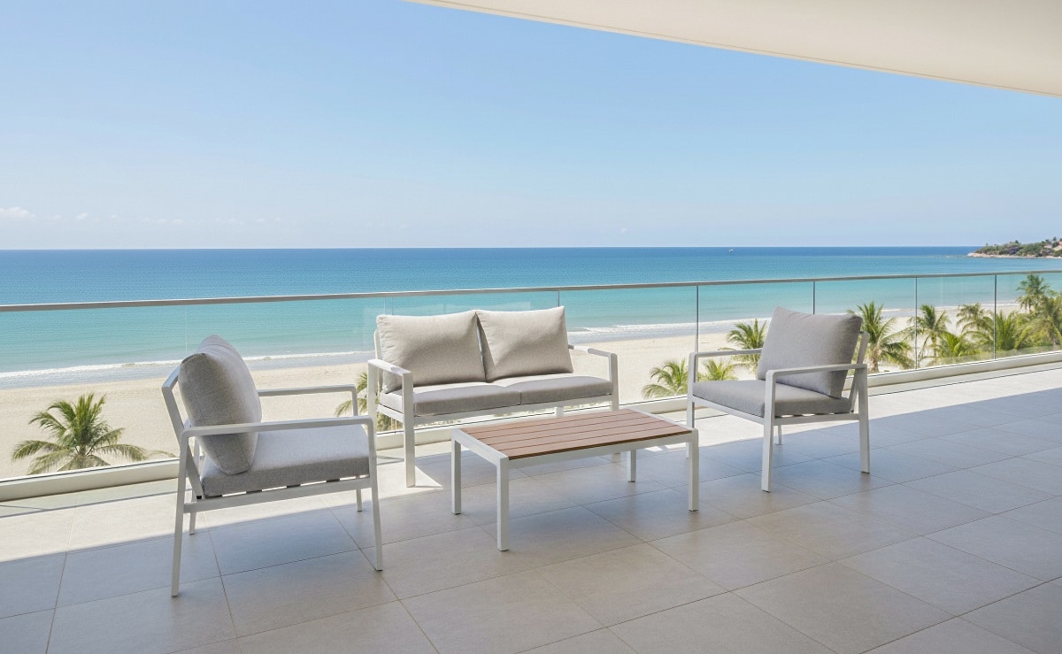 מערכת ישיבה אלומיניום נאו דו