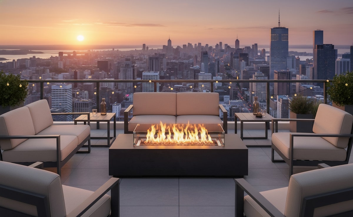 מדורת גן ענקית דגם אפולו