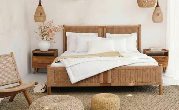 מיטת קינג סייז מעוצבת דגם פריז כולל מזרן King Koil